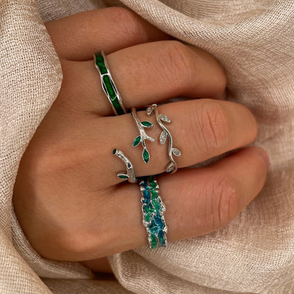 Current Line 925 Sterling Silver Ring