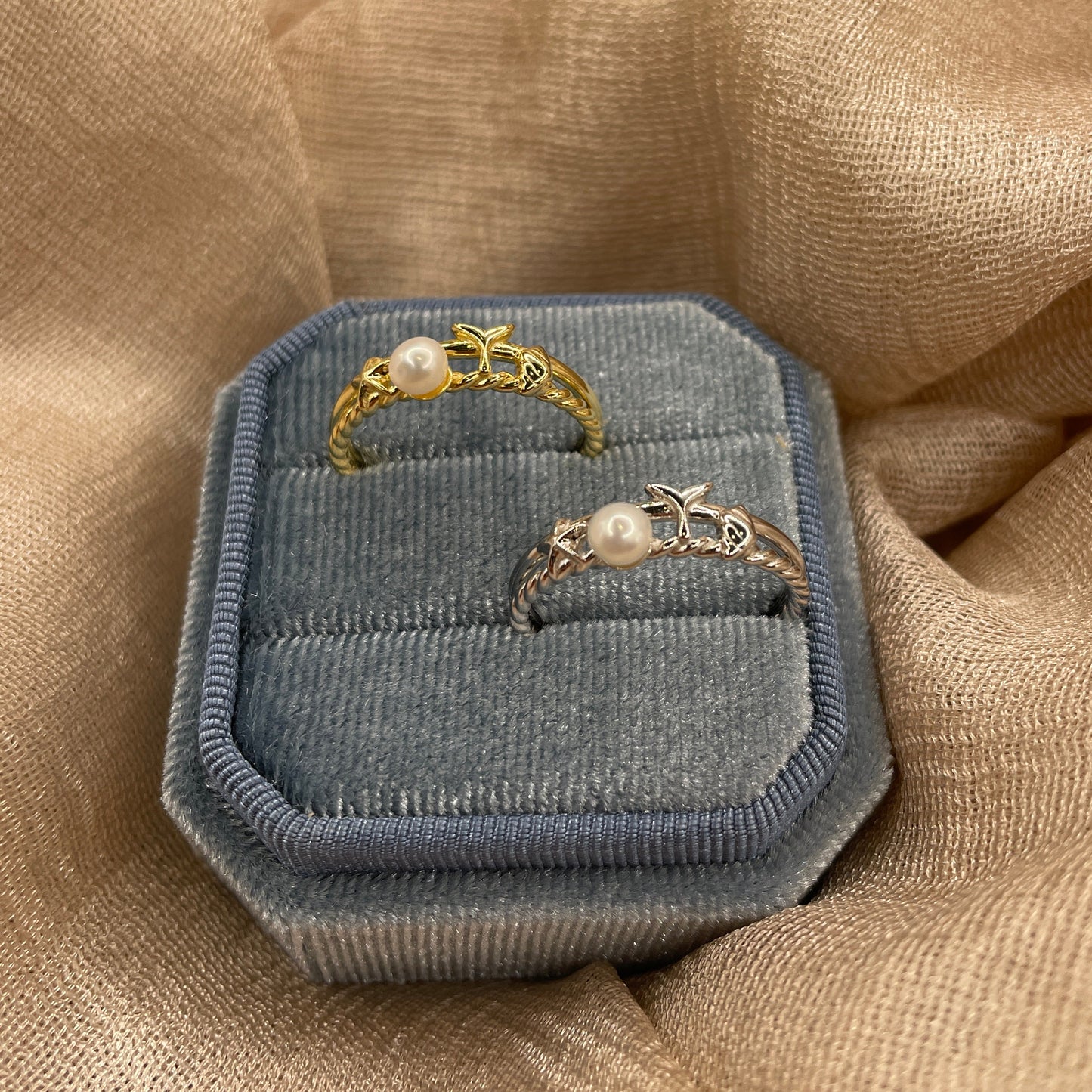 Sea Star Pearl 925 Sterling Silver Ring