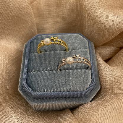 Sea Star Pearl 925 Sterling Silver Ring