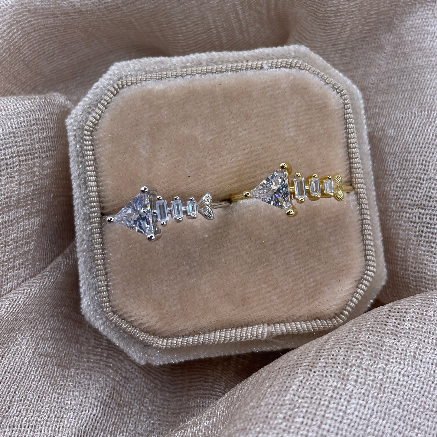 Crystal Fish 925 Sterling Silver Ring