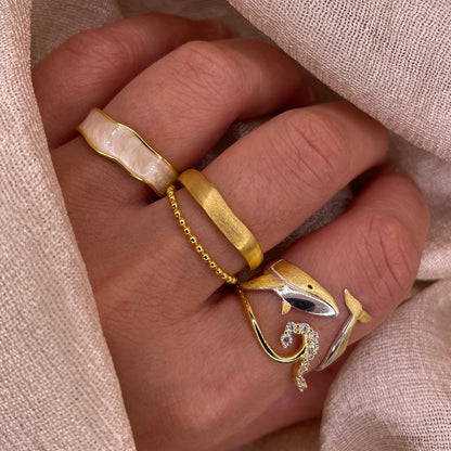 Bead Layer 925 Sterling Silver Ring