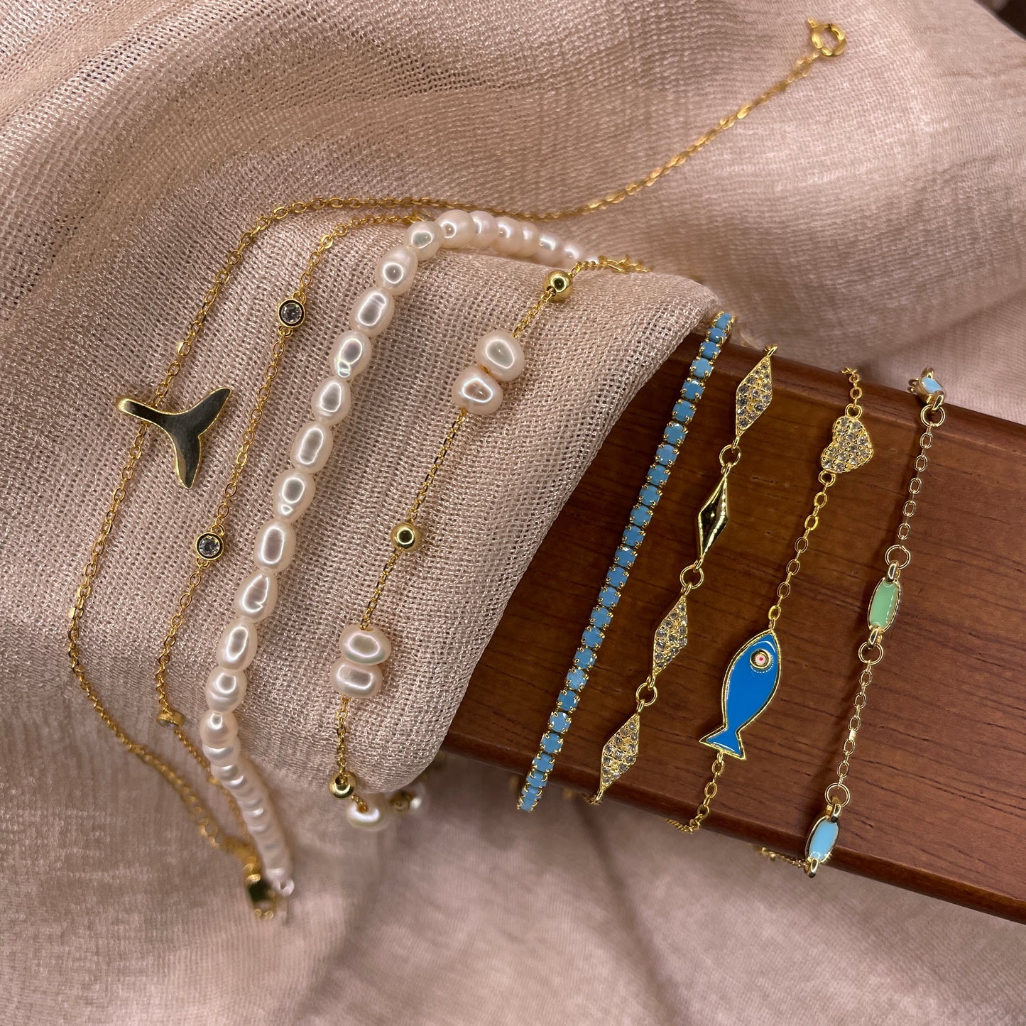 Dainty Zircon Station 925 Sterling Silver Bracelet