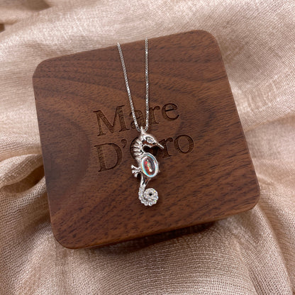 Seahorse 925 Sterling Silver Necklace