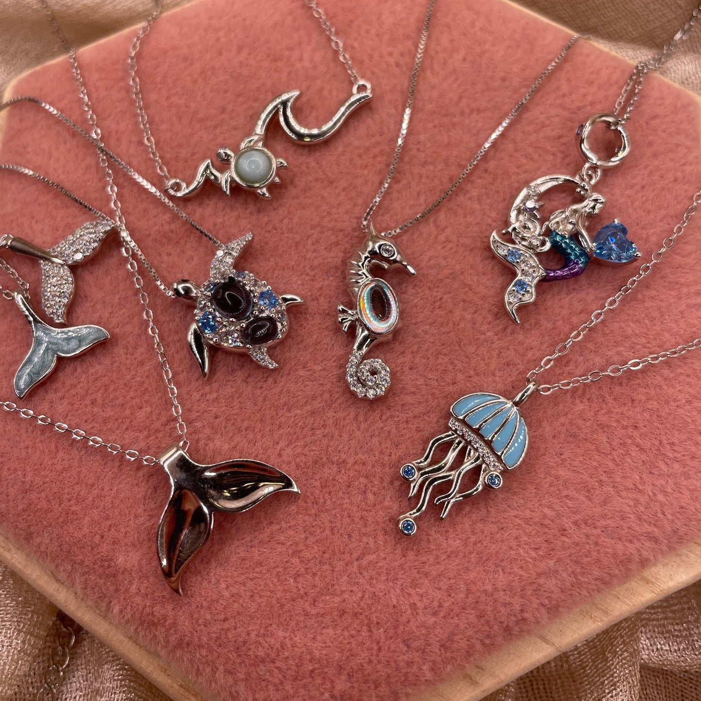 Seahorse 925 Sterling Silver Necklace