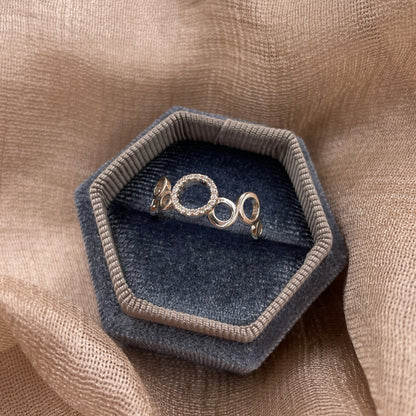 Sparkle Bubble 925 Sterling Silver Ring