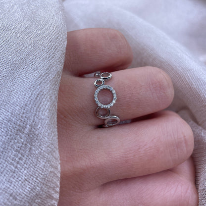 Sparkle Bubble 925 Sterling Silver Ring