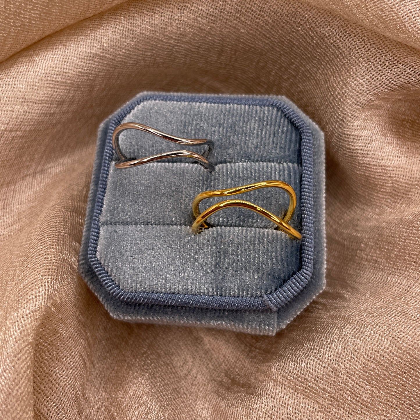 Dual Tide 925 Sterling Silver Ring