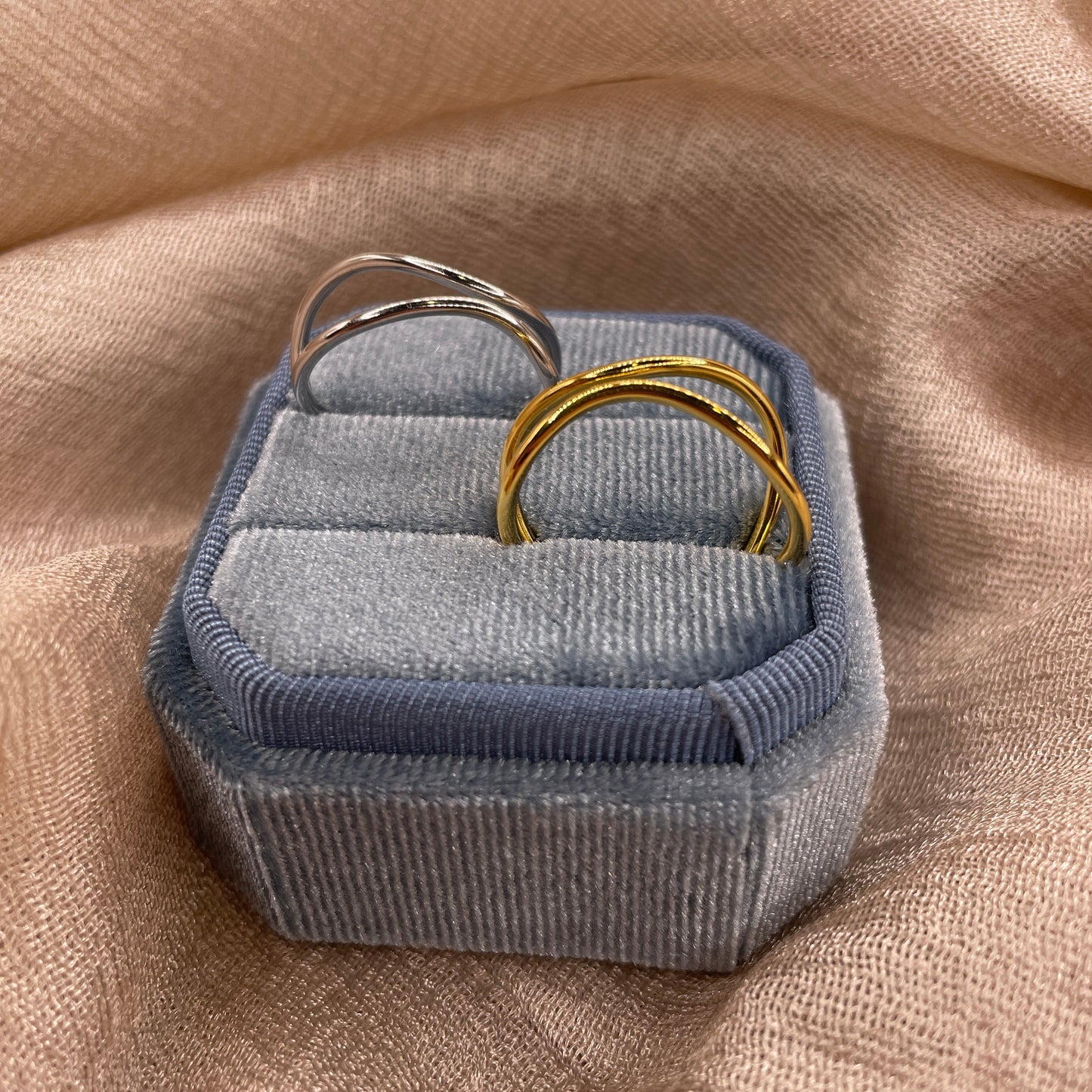 Dual Tide 925 Sterling Silver Ring