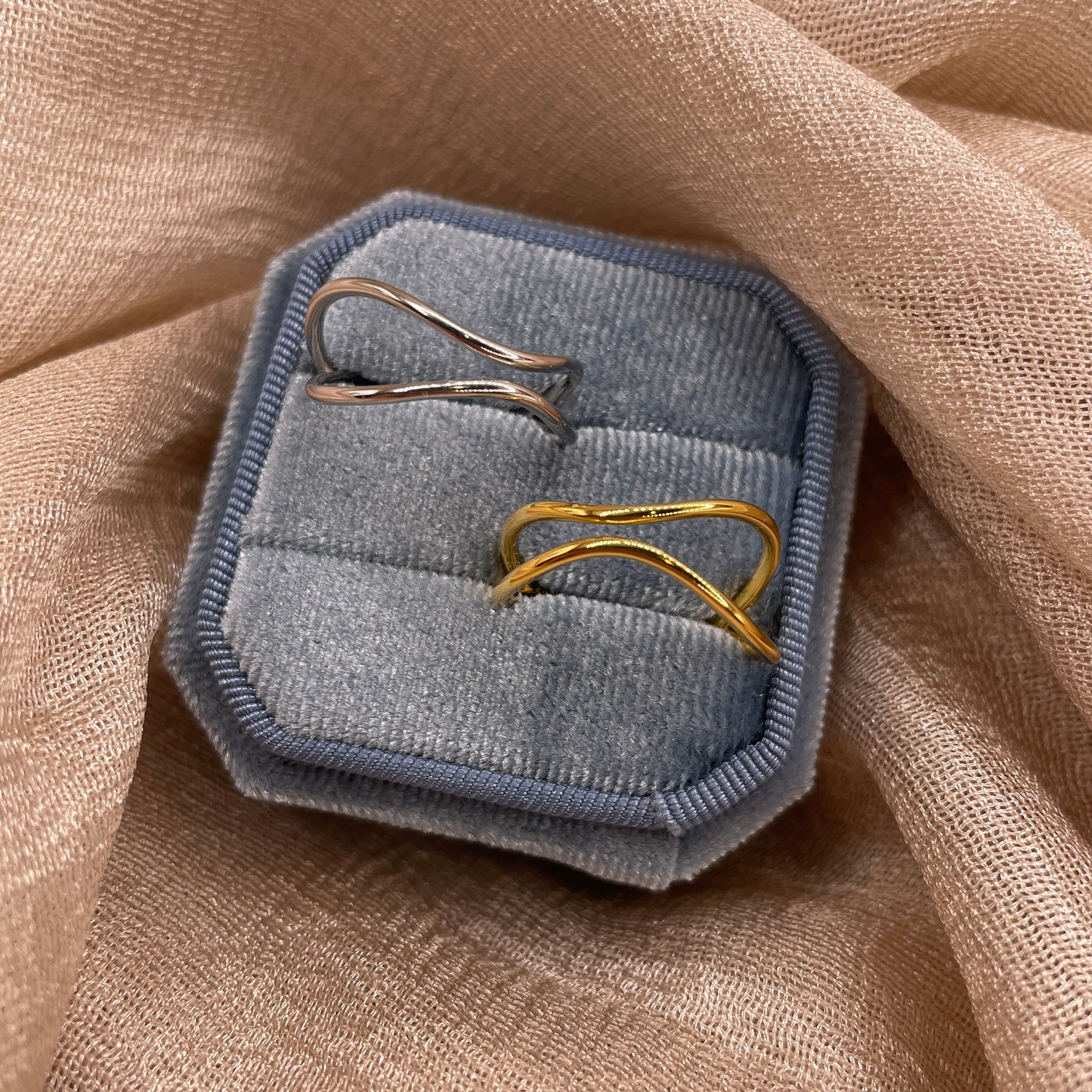 Dual Tide 925 Sterling Silver Ring