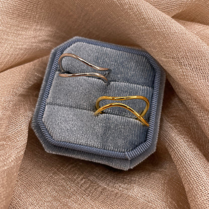 Dual Tide 925 Sterling Silver Ring