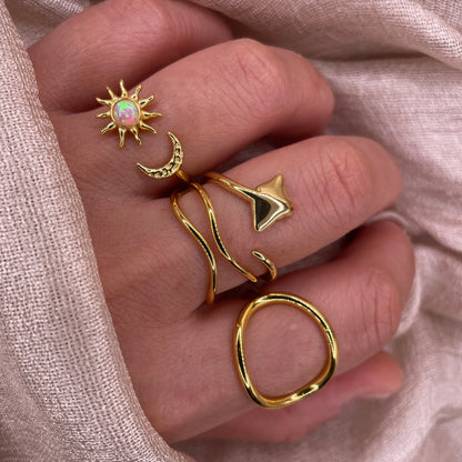 Dual Tide 925 Sterling Silver Ring