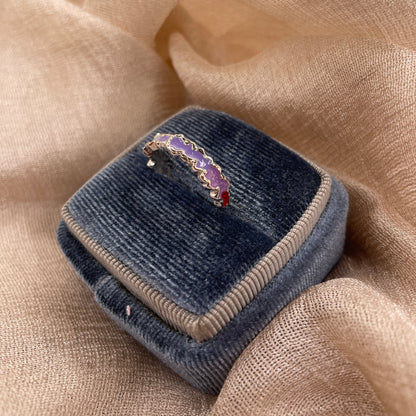 Rainbow Candy 925 Sterling Silver Ring