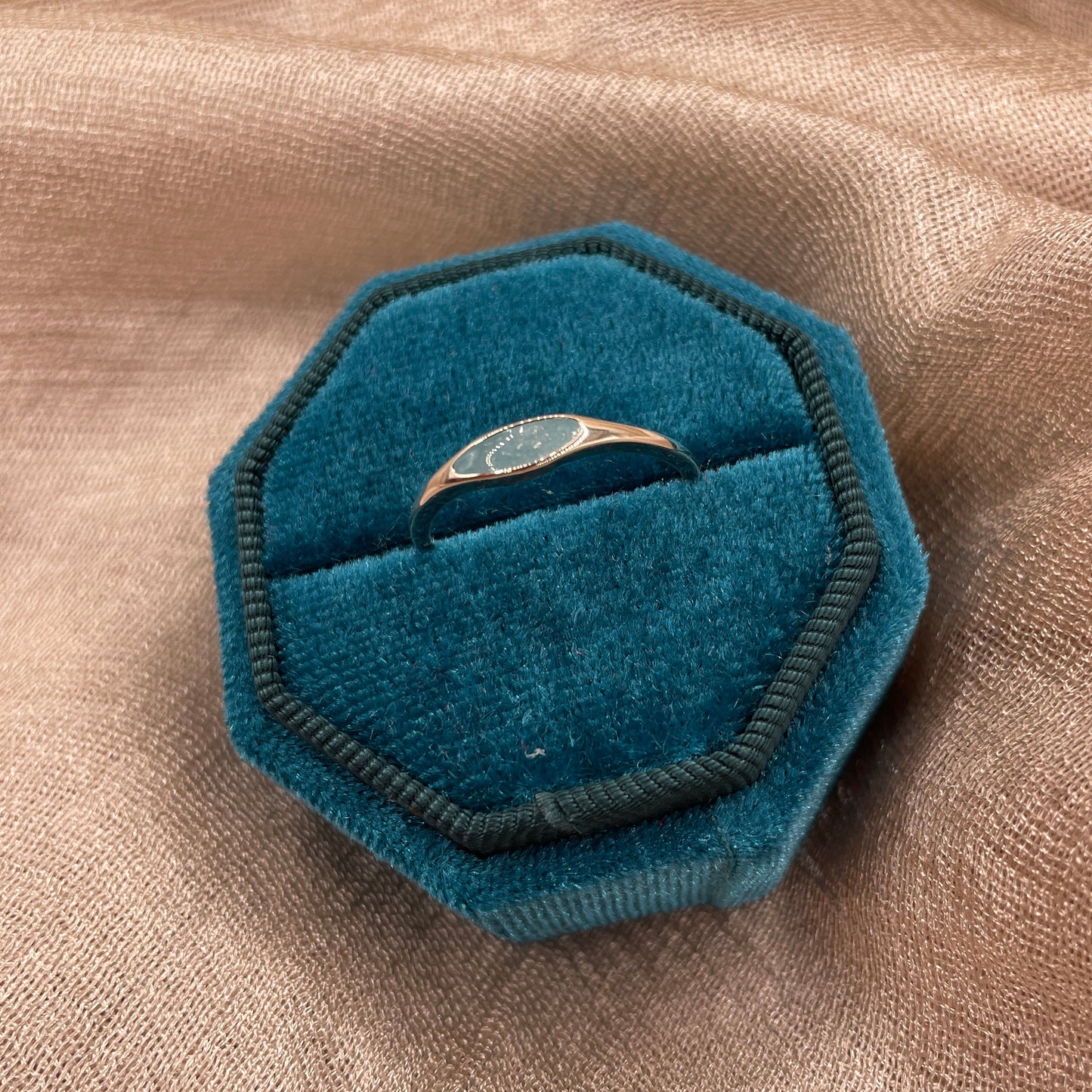 Blue Minimal 925 sterling silver Ring