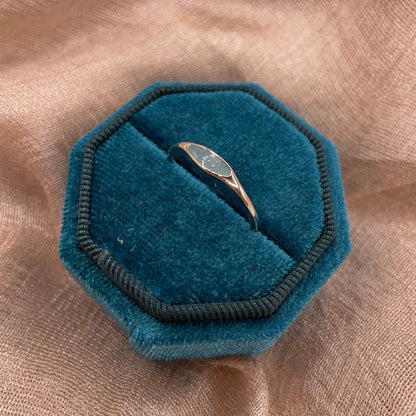 Blue Minimal 925 sterling silver Ring