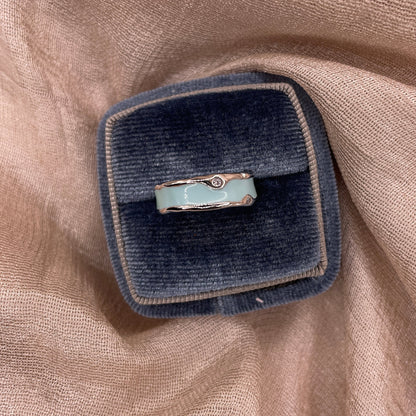 Blue Lagoon 925 sterling silver Ring
