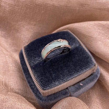 Blue Lagoon 925 sterling silver Ring