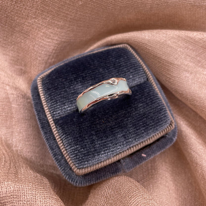 Blue Lagoon 925 sterling silver Ring