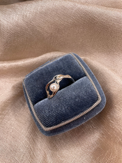 Pearl Ocean Flow 925 sterling silver Ring