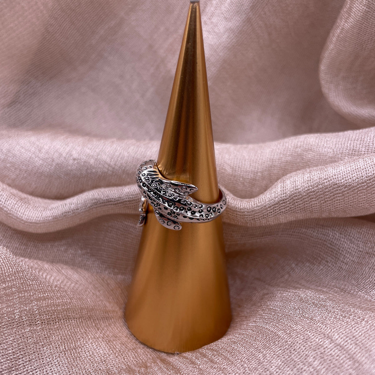 Whale Shark Adjustable 925 Sterling Silver Ring