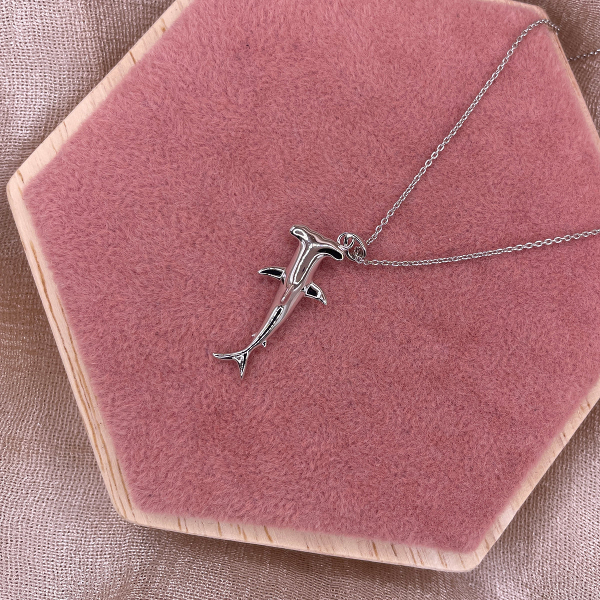 Hammerhead Shark 925 Sterling Silver Necklace (Limited Edition)