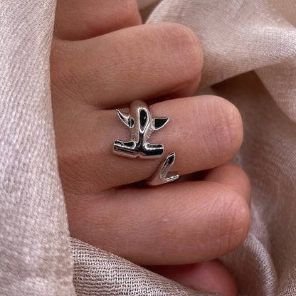 Chunky Hammerhead Shark 925 Sterling Silver Ring