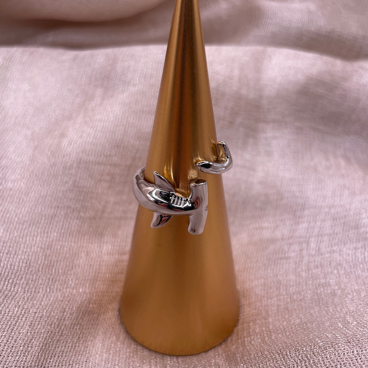Chunky Hammerhead Shark 925 Sterling Silver Ring