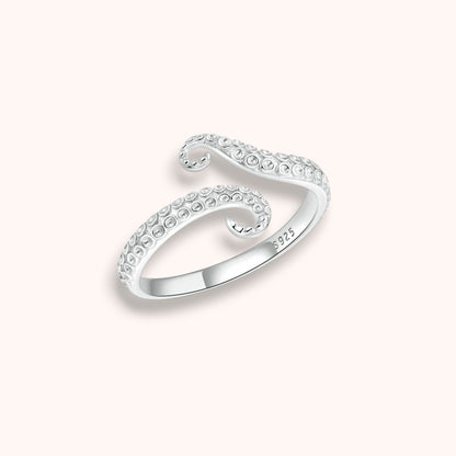Octopus 925 Sterling Silver Ring