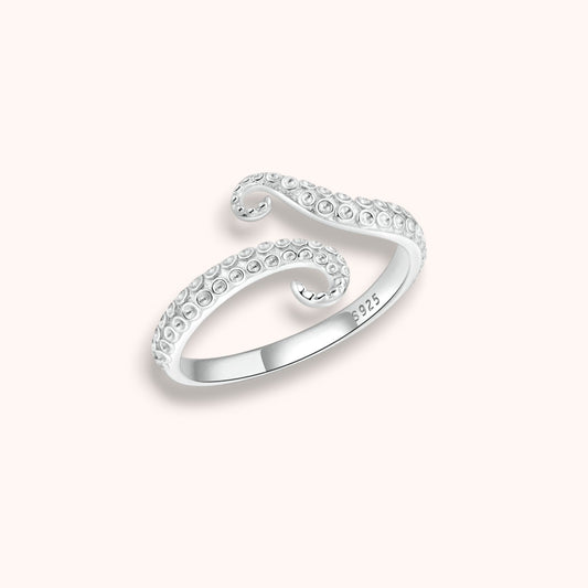 Octopus 925 Sterling Silver Ring