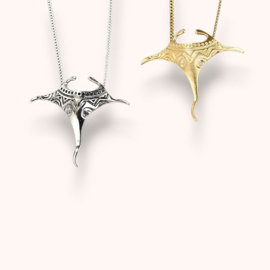 Manta Ray 925 Sterling Silver Necklace