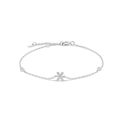 Initial Letter Bracelet (A–Z) – 925 Sterling Silver