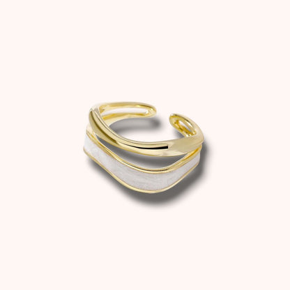 Luna Crest Adjustable 925 Sterling Silver Ring