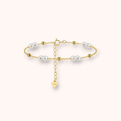Golden Pearl 925 sterling silver Bracelet