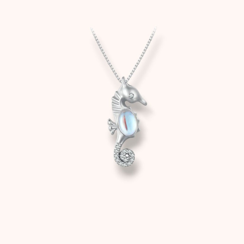 Seahorse 925 Sterling Silver Necklace