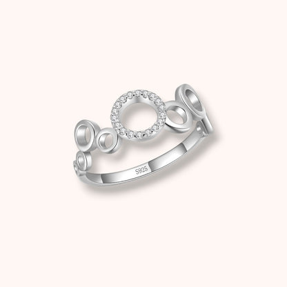 Sparkle Bubble 925 Sterling Silver Ring