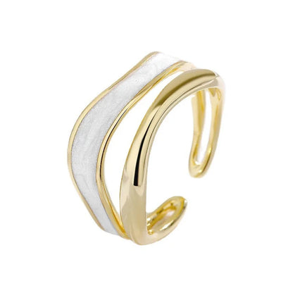 Luna Crest Ring – 925 Sterling Silver Gold-Plated