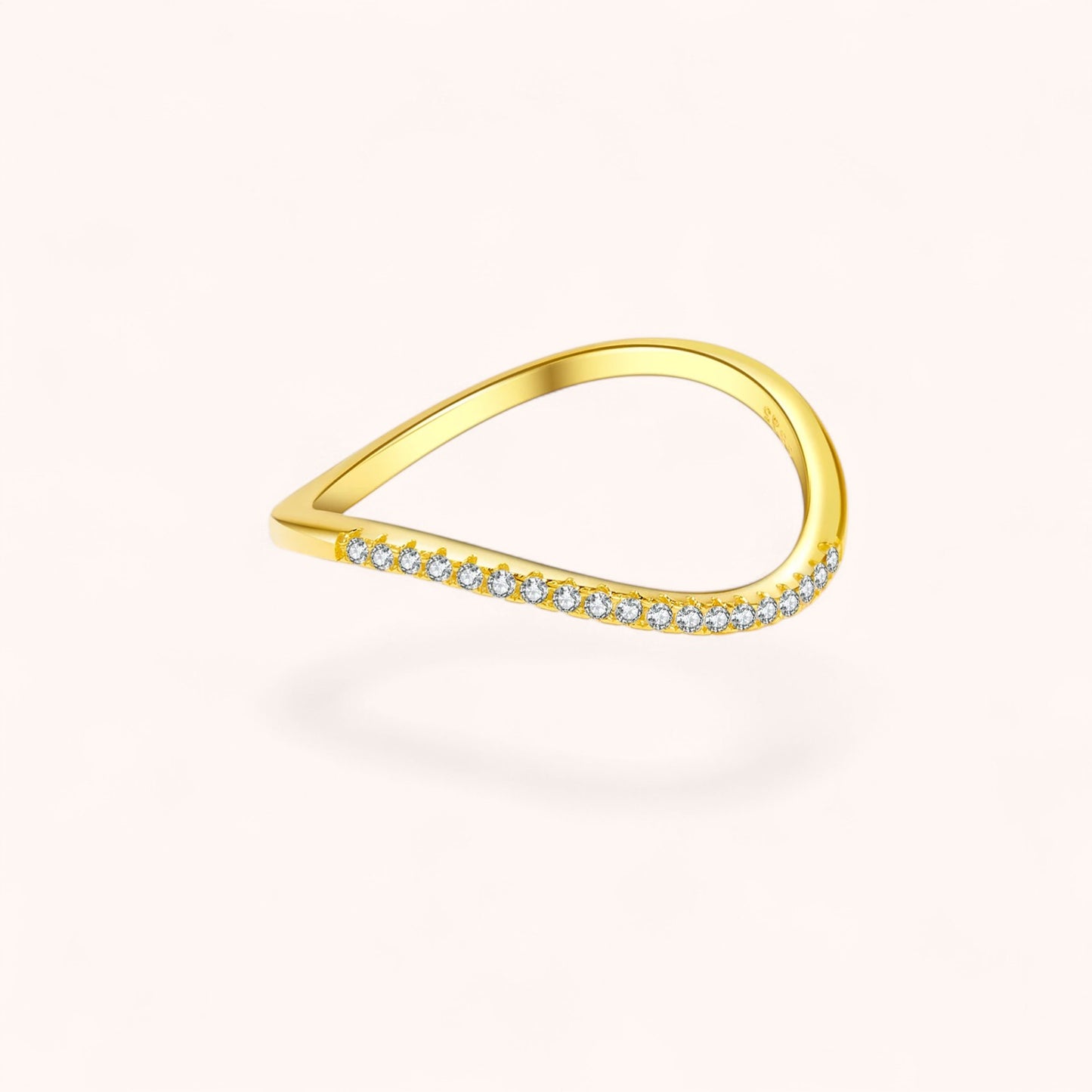 Soft Curve 925 Sterling Silver Ring