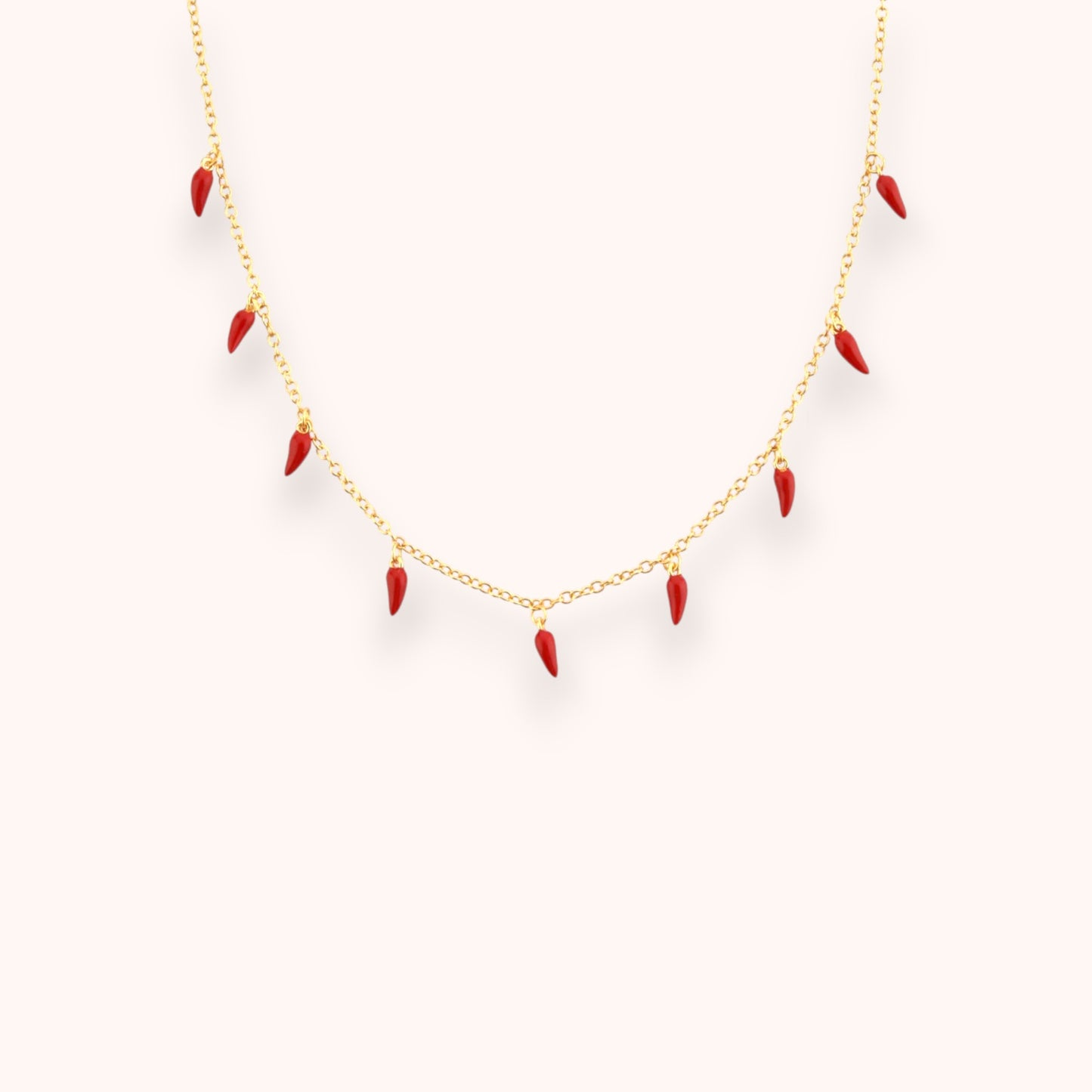 Red Chili Spicy Charm 925 Sterling Silver Necklace