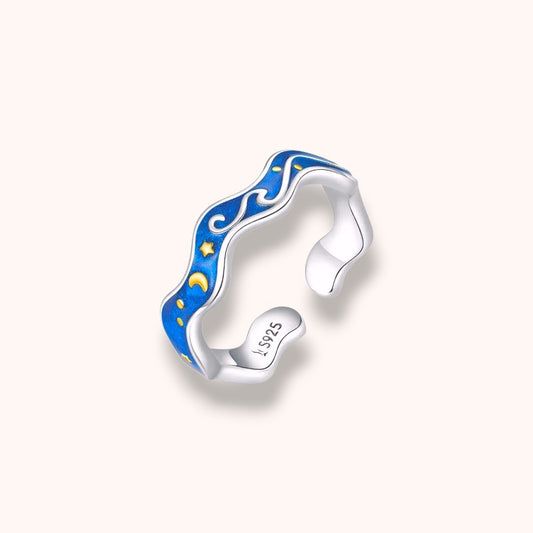 Eclipse Flow Open 925 Sterling Silver Ring