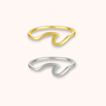 Twist Wave 925 Sterling Silver Ring