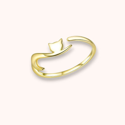 Sticky Cat 925 Sterling Silver Ring