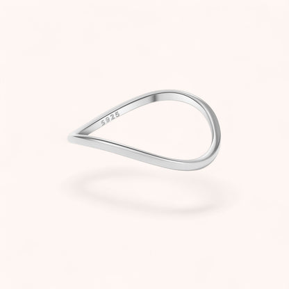Soft Curve 925 Sterling Silver Ring