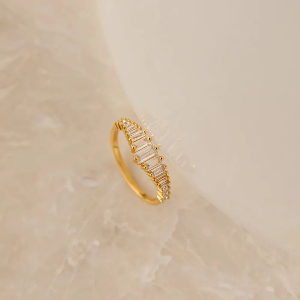 Baguette Glow 925 Sterling Silver Ring