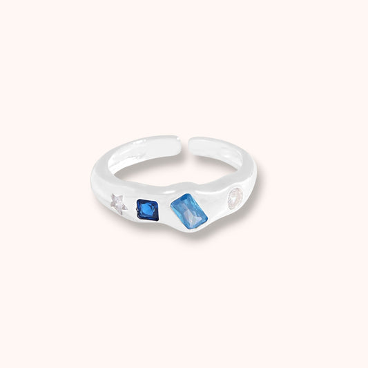 Blue Spark 925 Sterling Silver Ring