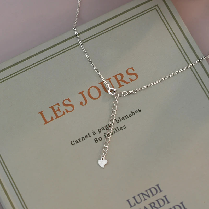 Freshwater Pearl Y Necklace – 925 Sterling Silver