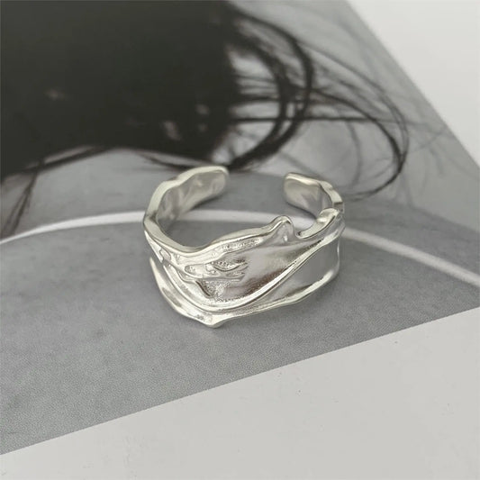 Chunky Wave 925 Sterling Silver Ring