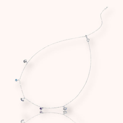 Seashell Love 925 Sterling Silver Necklace – Pavé CZ Ocean Charm