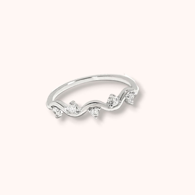 Tide Spark 925 Sterling Silver Ring