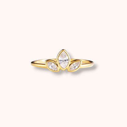 Marquise Crown 925 Sterling Silver Ring