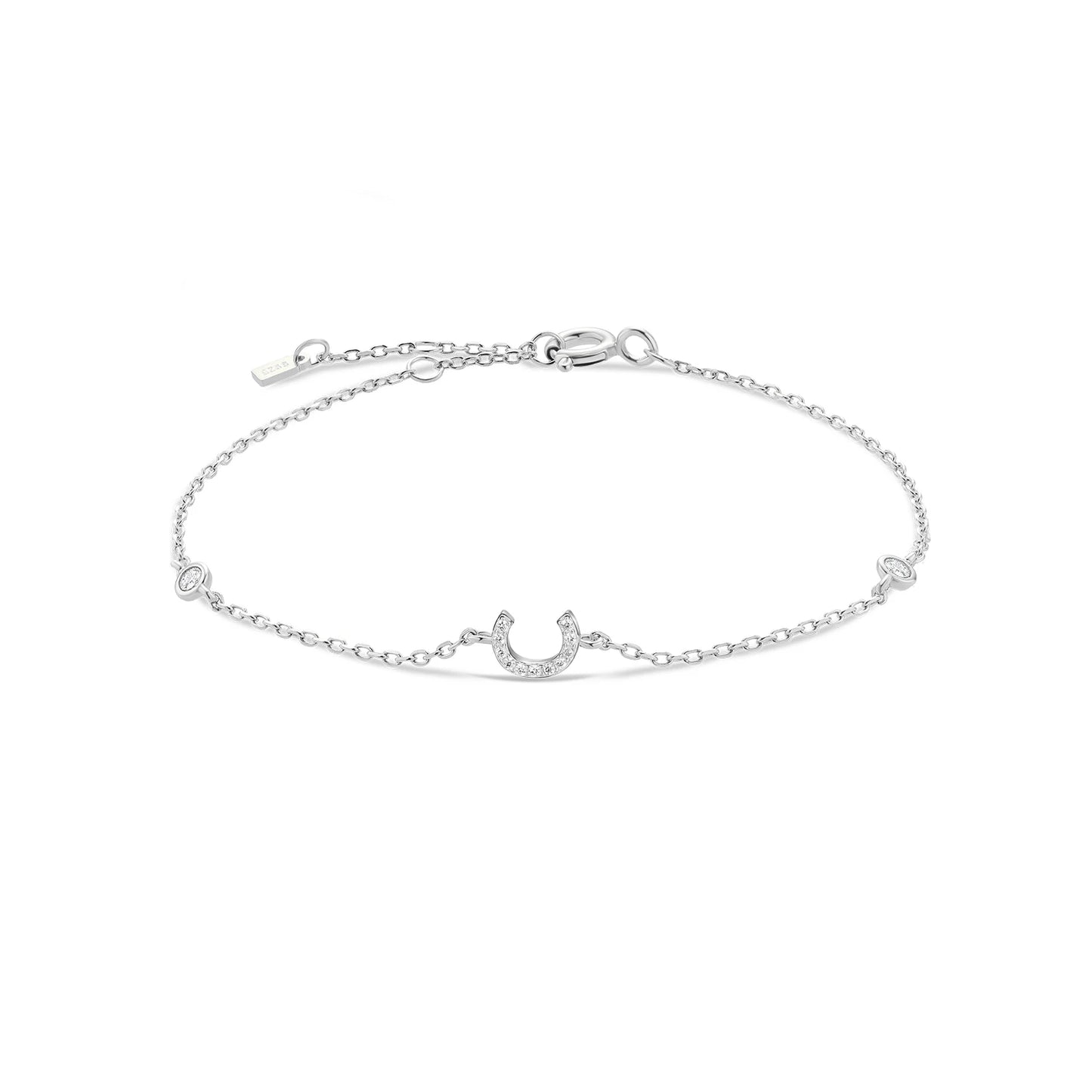 Initial Letter Bracelet (A–Z) – 925 Sterling Silver