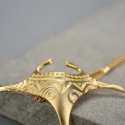 Manta Ray 925 Sterling Silver Necklace